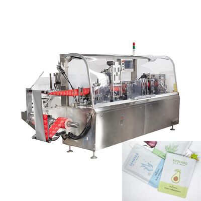 دستگاه بسته بندی پارچه مرطوب اتوماتیک تک ورق 3/4 طرف بسته بندی بسته بندی جعبه برای هتل