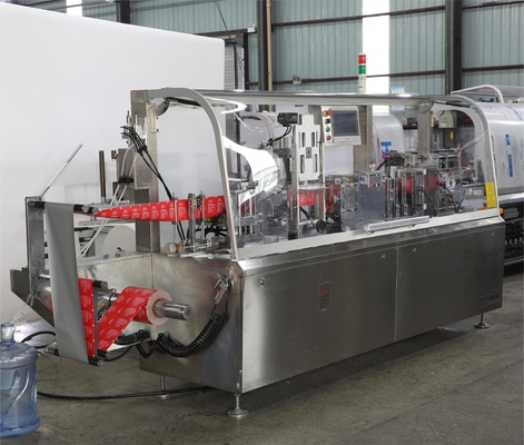 PLC کنترل اتوماتیک دستگاه بسته بندی دستمال مرطوب تک ساشه ای، دستگاه بسته بندی سواب الکلی