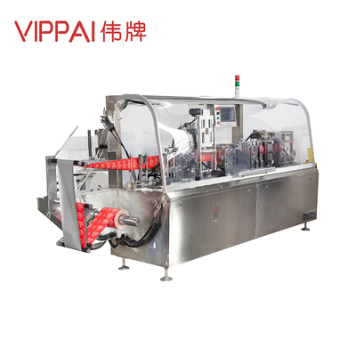 PLC کنترل اتوماتیک دستگاه بسته بندی دستمال مرطوب تک ساشه ای، دستگاه بسته بندی سواب الکلی