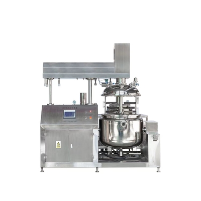 Chemical Mixing Machinery 200-500l Creams Homogenizer Ointment Vacuum Emulsifying Emulsifier Mixer آرایشی و بهداشتی ساخت کرم