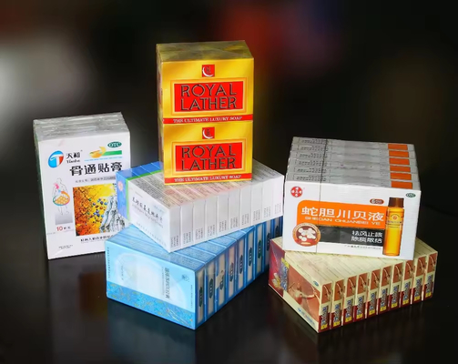 ماشین بسته بندی خودکار جعبه صابون عطر ماشین بسته بندی سلولفان