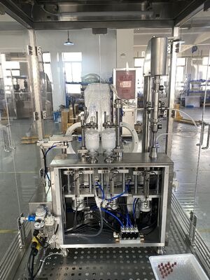 دستگاه پرکن ویال و سرنگ از پیش پر شده رومیزی با هود جریان لمینار