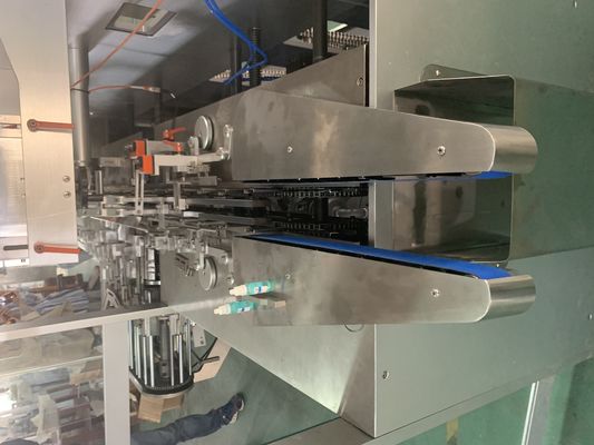دستگاه کارتن سازی با سرعت بالا بطری 4 دستگاه کارتن تاول تاشو