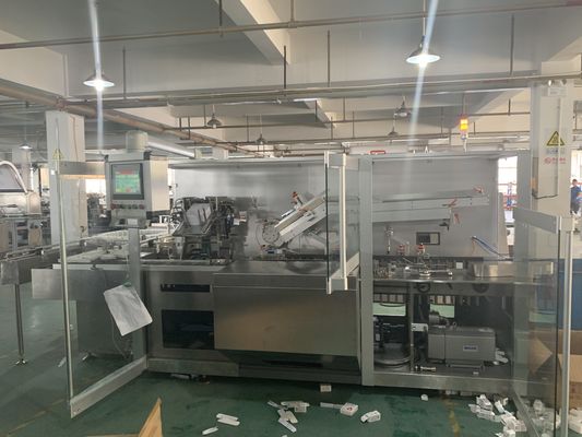 دستگاه کارتن سازی با سرعت بالا بطری 4 دستگاه کارتن تاول تاشو